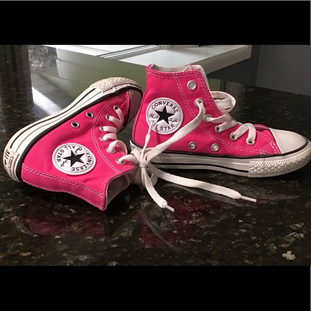 Hot Pink Chuck Taylor AllStars Converse high top